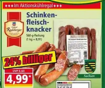 Norma Radeberger Schinkenfleischknacker Angebot