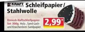 Norma Kraft Schleifpapier Stahlwolle Angebot