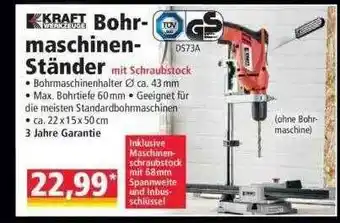 Norma Kraft Bohrmaschinen-ständer Angebot