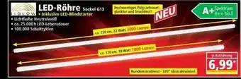 Norma I-glow Led-röhre Sockel G13 Angebot