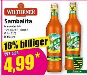 Norma Wilthener Sambalita Angebot