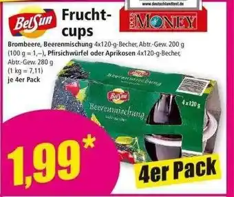 Norma Belsun Fruchtcups Angebot