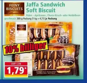 Norma Feiny Biscuits Jaffa Sandwich Soft Biscuit Angebot