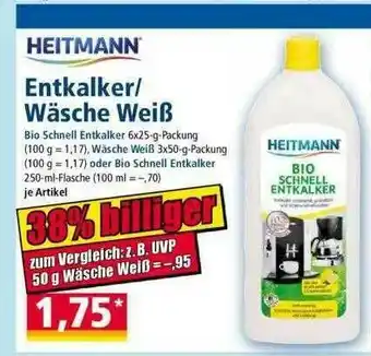 Norma Heitmann Entkalker Oder Wäsche Weiß Angebot