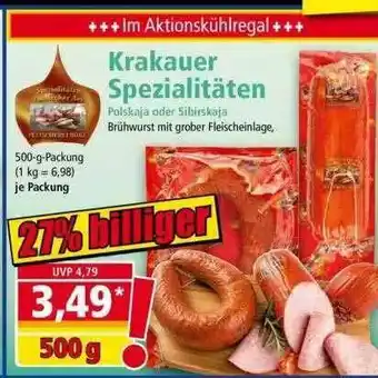 Norma Krakauer Spezialitäten Angebot