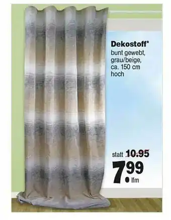 Repo Markt Dekostoff Angebot