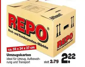 Repo Markt Umzugskarton Angebot