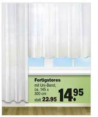 Repo Markt Fertigstores Angebot