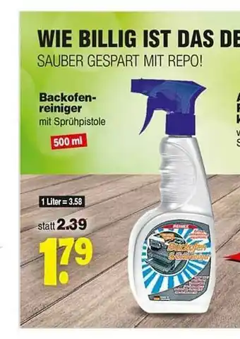 Repo Markt Backofen-reiniger Angebot