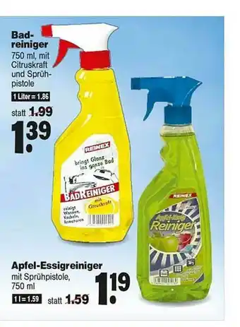 Repo Markt Bad-reiniger Apfel-essigreiniger Angebot