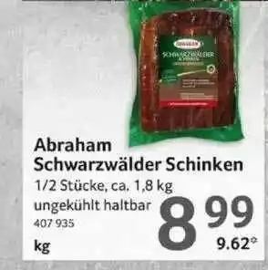 Selgros Abraham Schwarzwälder Schinken Angebot