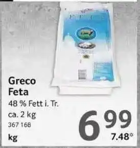 Selgros Greco Feta Angebot