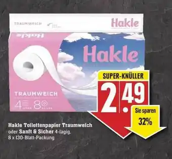 Edeka Hakle Toilettenpapier Traumweich Oder Sanft & Sicher Angebot