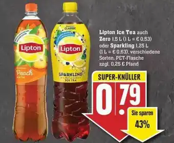 Edeka Lipton Ice Tea Zero Oder Sparkling Angebot