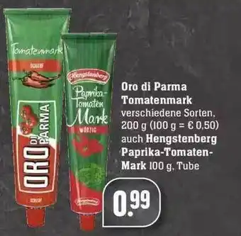 Edeka Oro Di Parma Tomatenmark, Hengstenberg Paprika Tomatenmark Angebot