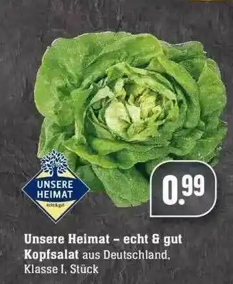 Edeka Unsere Heimat Kopfsalat Angebot