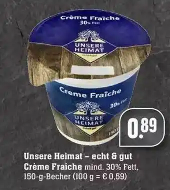 Edeka Unsere Heimat Crème Fraîche Angebot