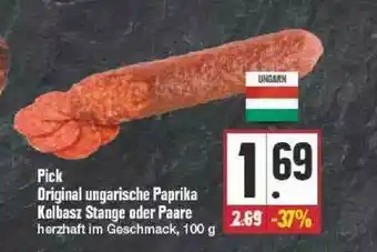 Edeka Pick Original Ungarische Paprika Kolbasz Stange Oder Paare Angebot