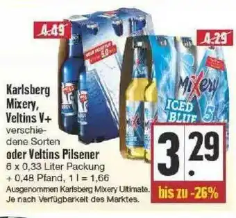 Edeka Karlsberg Mixery, Veltins V+ Oder Veltins Pilsener Angebot