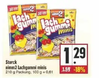 Edeka Storck Nimm2 Lachgummi Minis Angebot