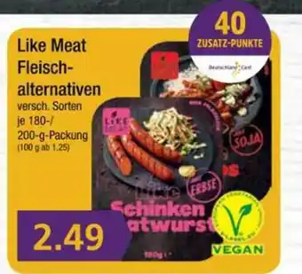 Edeka Frischemarkt Like Meat Fleisch-alternativen Angebot