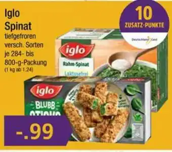 Edeka Frischemarkt Iglo Spinat Angebot