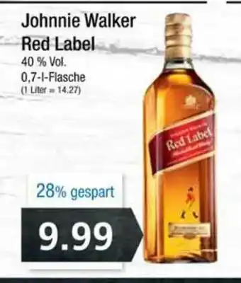 Edeka Frischemarkt Johnnie Walker Red Label Angebot