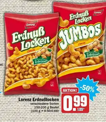 Hit Lorenz Erdnußlocken Angebot