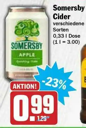 Hit Somersby Cider Angebot