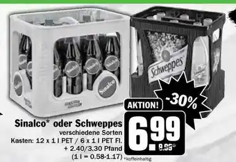 Hit Sinalco Oder Schweppes Angebot