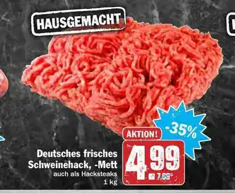 Hit Deutsches Frisches Schweinehack, Mett Angebot