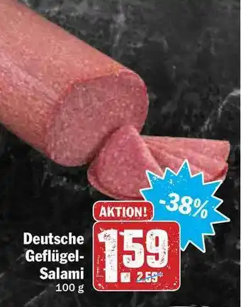 Hit Deutsche Geflügel Salami Angebot