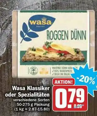 Hit Wasa Klassiker Oder Spezialitäten Angebot