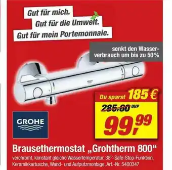 toom Baumarkt Grohe Brausethermostat „grohtherm 800” Angebot