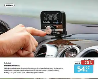 Aldi Süd Technisat Digtradio Car2 Angebot