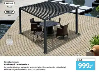 Aldi Süd Sorara Outdoor Living Pavillon Mit Lamellendach Angebot