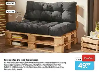 Aldi Süd Europaletten Sitz- Und Rückenkissen Angebot