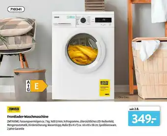 Aldi Süd Zanussi Frontlader-waschmaschine Angebot