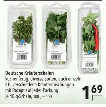 CITTI Markt Deutsche Kräuterschalen Angebot