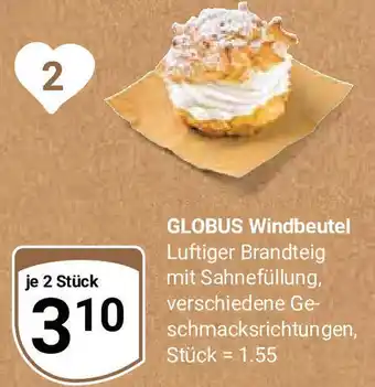 Globus Globus Windbeutel 2 Stück Angebot