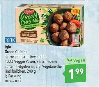 CITTI Markt Iglo Green Cuisine Angebot