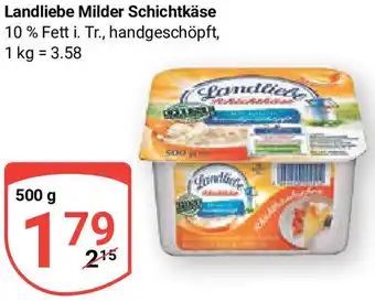 Globus Landliebe Milder Schichtkäse 500 g Angebot