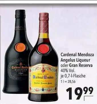 CITTI Markt Cardenal Mendoza Angelus Liqueur Oder Gran Reserva Angebot