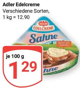 Globus Adler Edelcreme 100 g Angebot