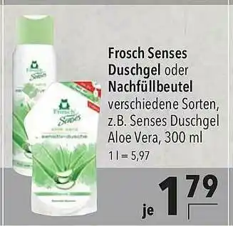 CITTI Markt Frosch Senses Duschgel Oder Nachfüllbeutel Angebot