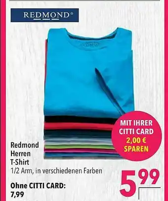 CITTI Markt Redmond Herren T-shirt Angebot