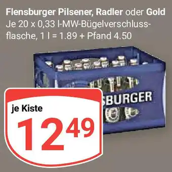 Globus Flensburger Pilsener, Radler oder Gold 20x0,33 L Angebot