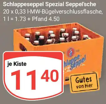 Globus Schlappeseppel Spezial Seppel'sche 20 x 0,33 L Angebot