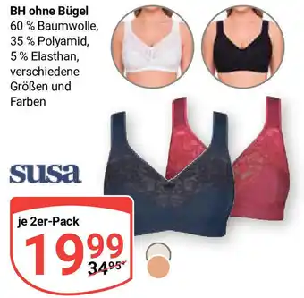 Globus Susa BH ohne Bügel 2er Pack Angebot