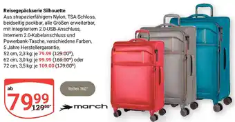 Globus March Reisegepäckserie Silhouette Angebot